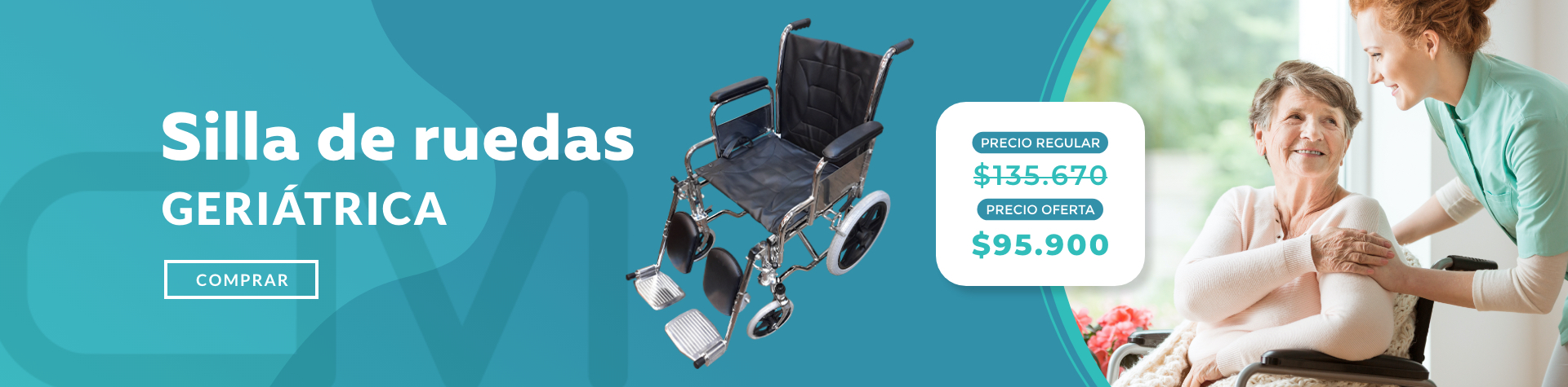 Banner 2 Silla de Ruedas Geriátrica
