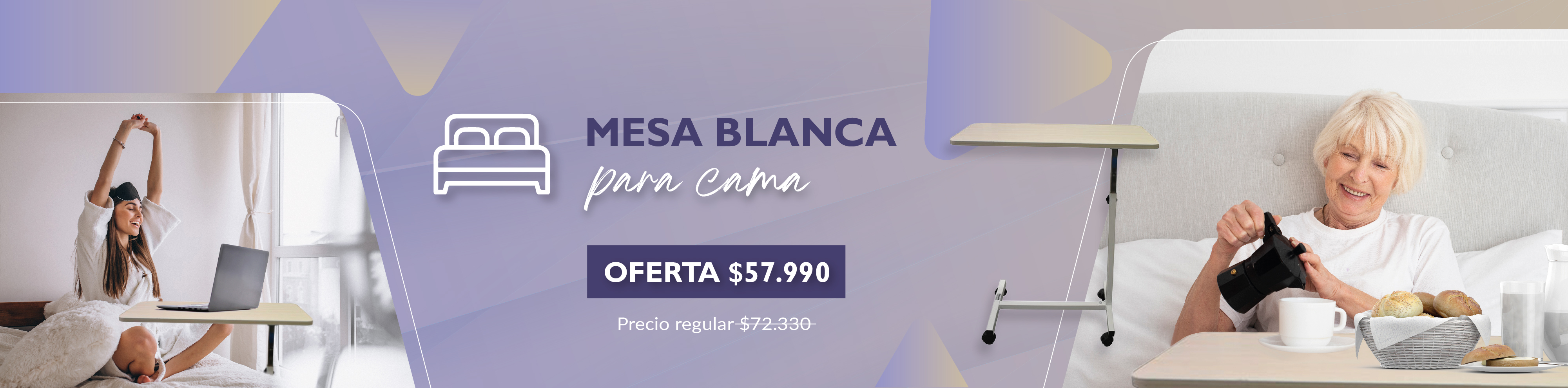 mesa para cama
